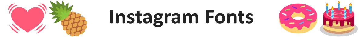 instagram fonts
